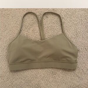 Lululemon Athletica Khaki Sports Bra